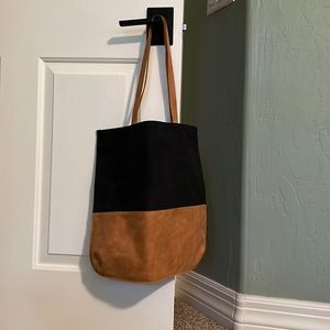 Hearth & Hand Magnolia canvas/leather Tote